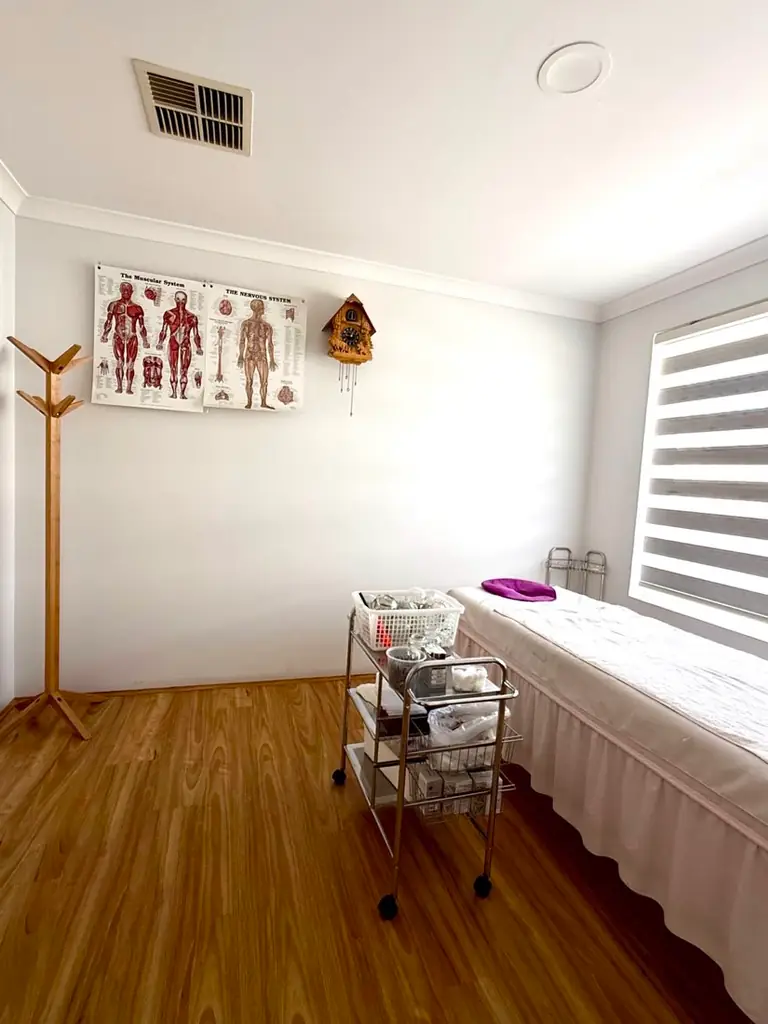 Herbal medicine cabinet at Bentley acupuncture clinic